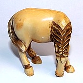 японская нэцкэ Лошадь, слоновая кость, эпоха Эдо