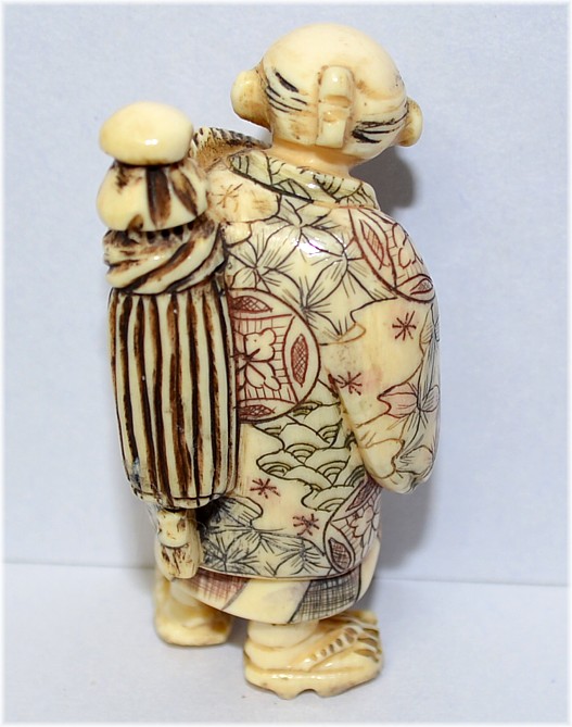 японская нэцкэ из слоновой кости, эпоха Мэйдзи