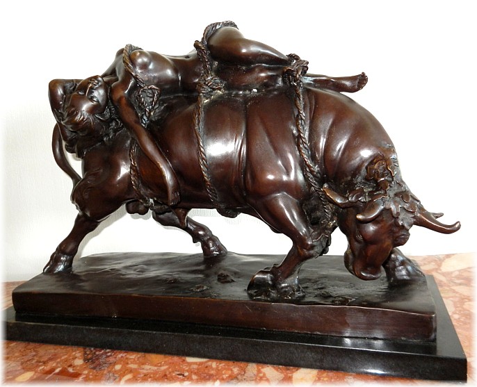 кабинетная бронза ПОХИЩЕНИЕ ЕВРОПЫ