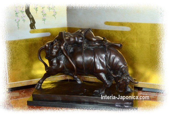 Похищение Европы, кабинетная бронзовая композиция