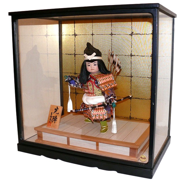 Самурай в боевых доспехах, японская интерьерная кукла, 1960-е гг.