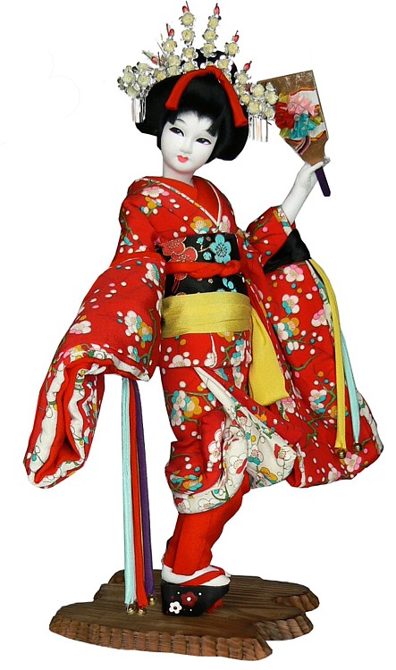 японская  интерьерная кукла Майко, 1930-е гг.