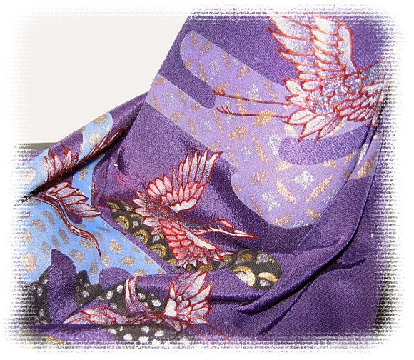 деталь росписи на кимоно
