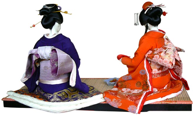 японские интерьерные куклы, 1960-е гг. 