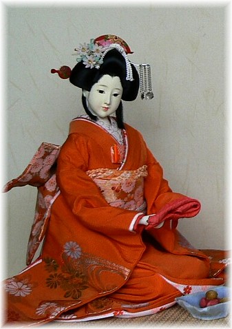 японская интерьерная кукла