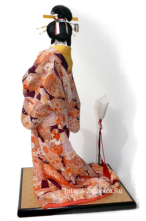 старинная японская интерьерная кукла, 1960-е гг.