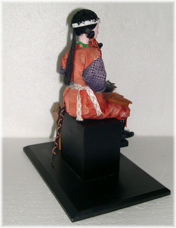 японская авторская кукла Девушка-воин , 1970-е гг.