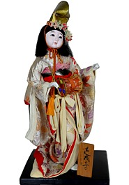 японская антикварная  кукла