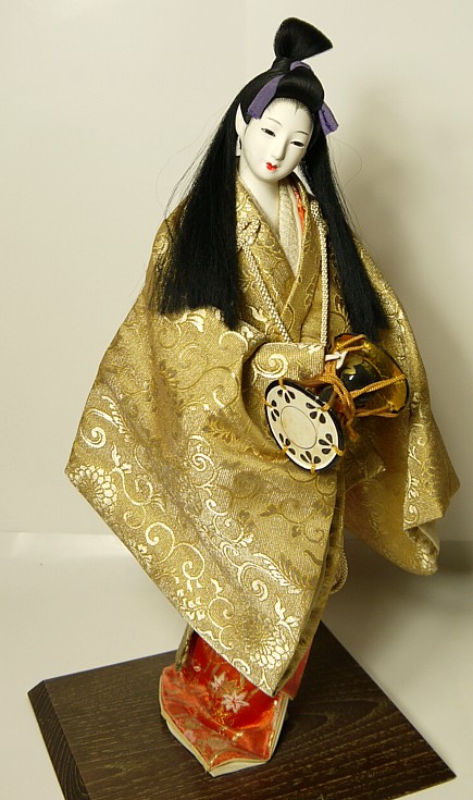 старинная японская кукла Танцовщица из Киото, 1920-е гг