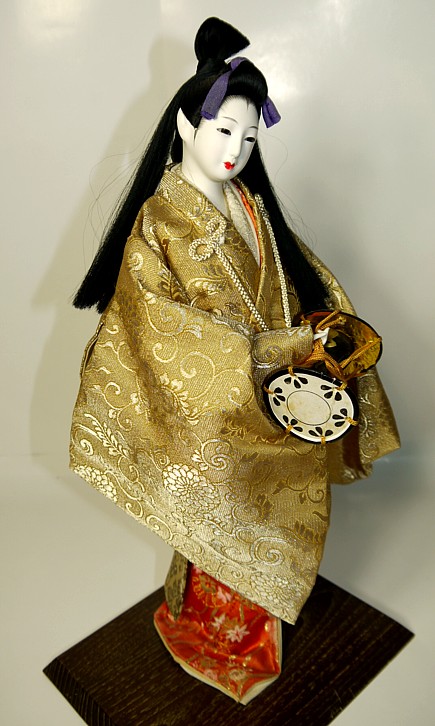 старинная японская кукла Танцовщица из Киото, 1920-е гг