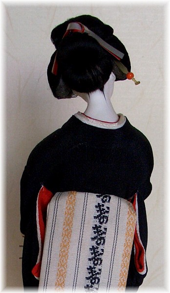 гейша, японская антикварная интерьерная кукла