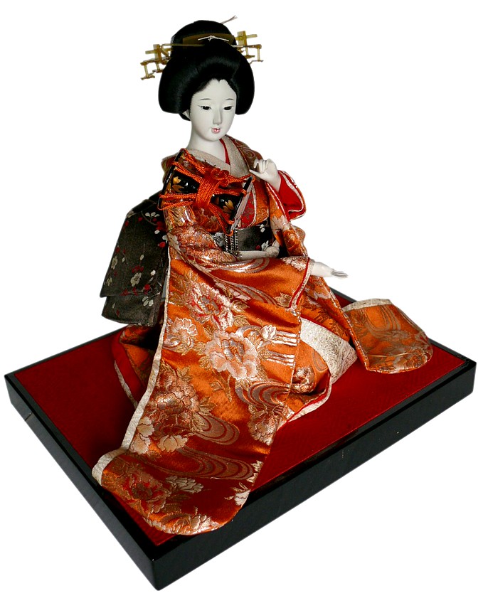 японская старинная кукла Придворная Дама