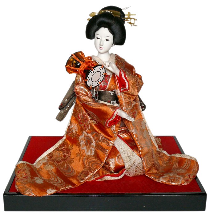 японская антикварная кукла, 1950-60-е гг.
