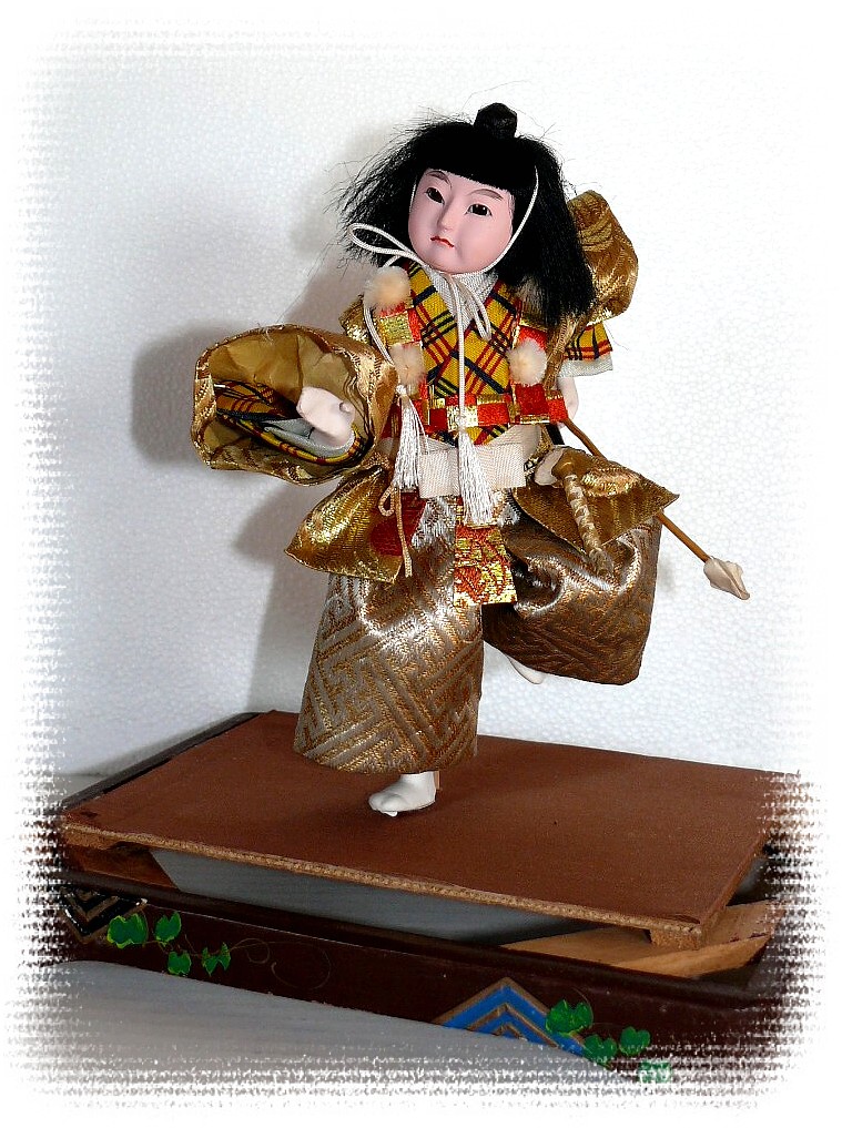 японская антикварная кукла