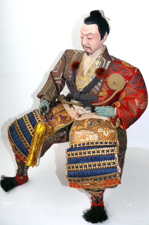 японская антикварная кукла СЁГУН, 1920-е гг.