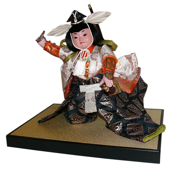 Актер кабуки, японская интерьерная кукла, 1960-70-е гг