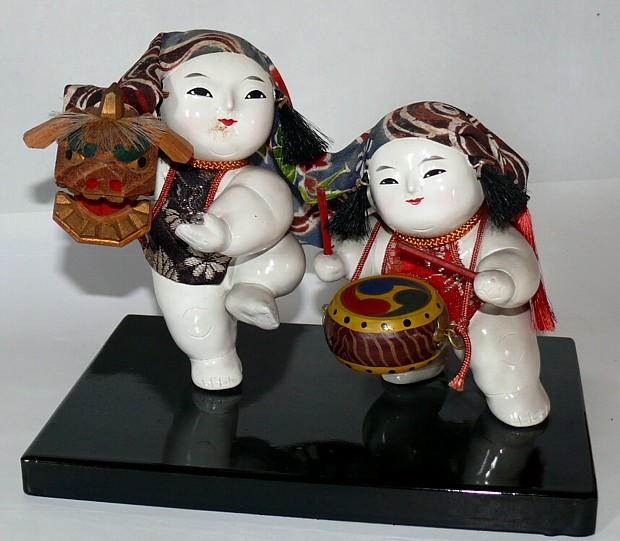 японские антикварные куклы