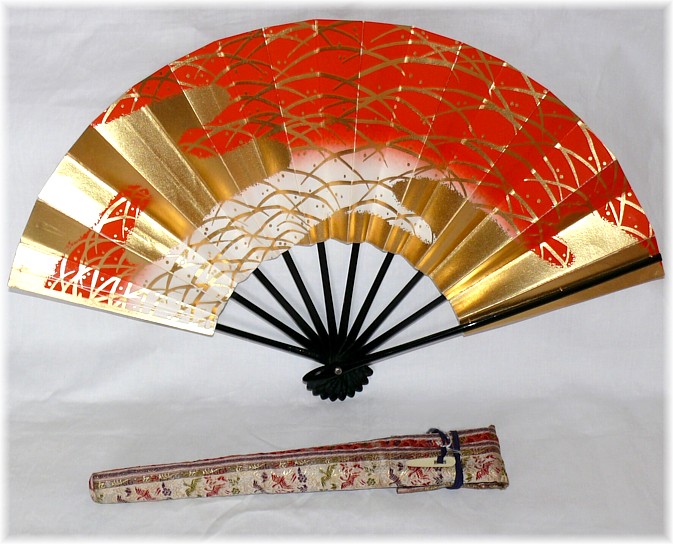японский веер и чехол для его хранения