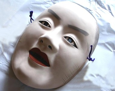 японская маска театра Но, керамика