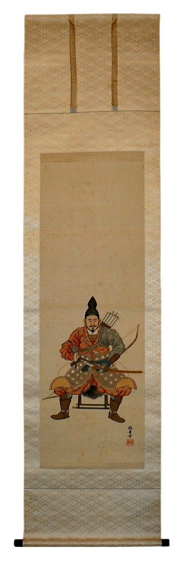 японский рисунок Сегун в полевой ставке, 1900-е гг.