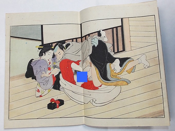 японская эротическая гравюра сюнга