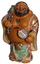 Хотей, один из Семи Богов Счастья, большая фарфоровая фигура, 1890-е гг.