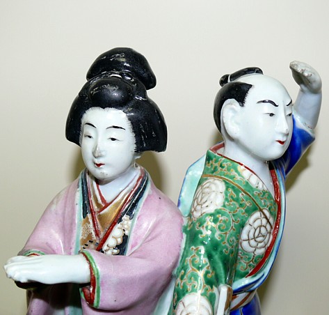 фафоровая статуэтка, Япония, Имари, 1850-е гг.