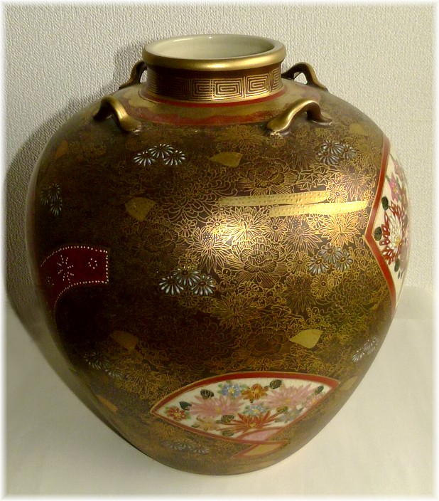 японская антикварная ваза