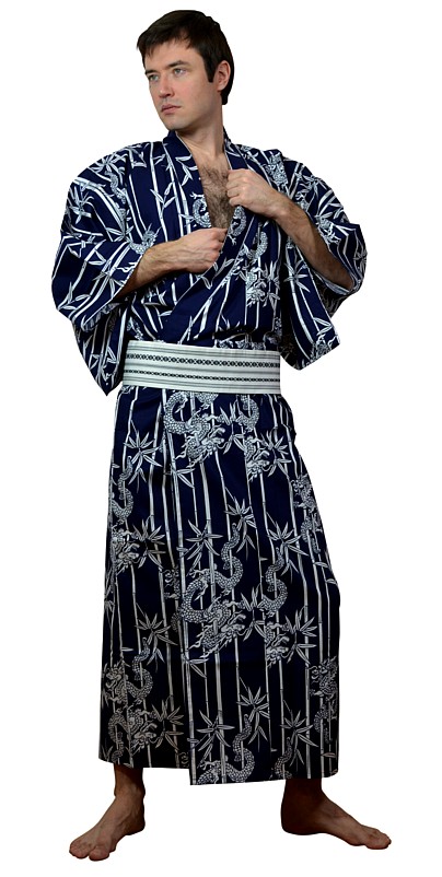 японское традиционное мужское кимоно из хлопка - стильная одежда для дома и незабываемый подарок мужчине