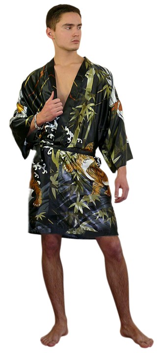 мужской халат в японском стиле