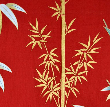рисунок ткани японского женского халата - кимоно