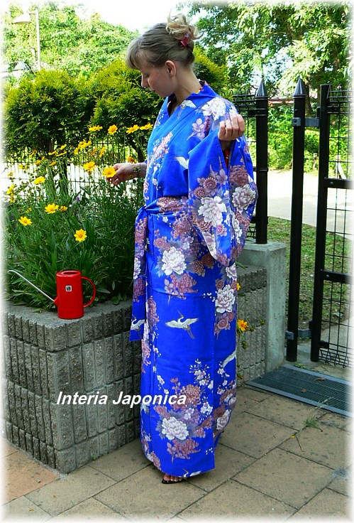 стильная одежда для дома - японское кимоно из хлопка