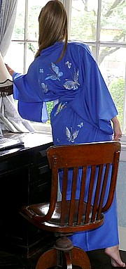 женский хакат- кимоно с вышивкой и подкладкой, сделано в Японии