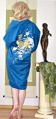  халатик-кимоно с вышивкой, сделано в Японии