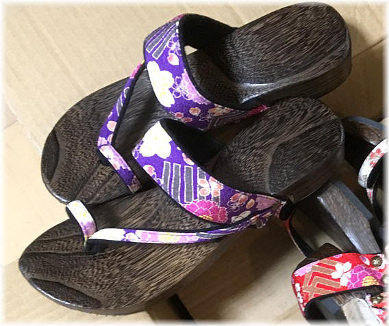 ГЭТА. японская обувь из натурального дерева, ручная работа