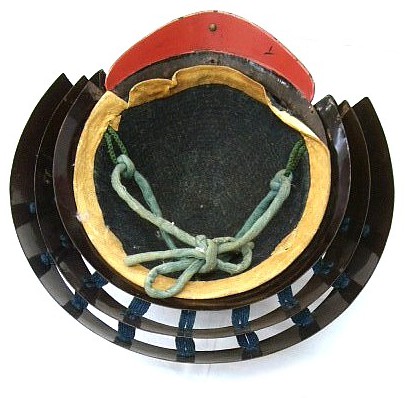 страинный самурайский шлем КАБУТО, сер. 17 в., эпоха Эдо