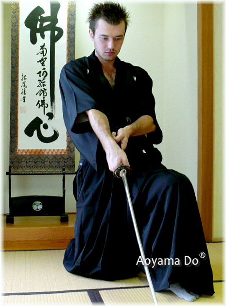 хакама, кимоно, таби - японская одежда для будо. Японский меч - катана