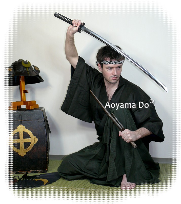 катана, самурайский шелем кабуто, самурайское оружие кабутовари 