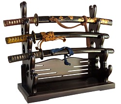 подставка для пяти самурайских мечей. Интернет-магазин Интериа Японика