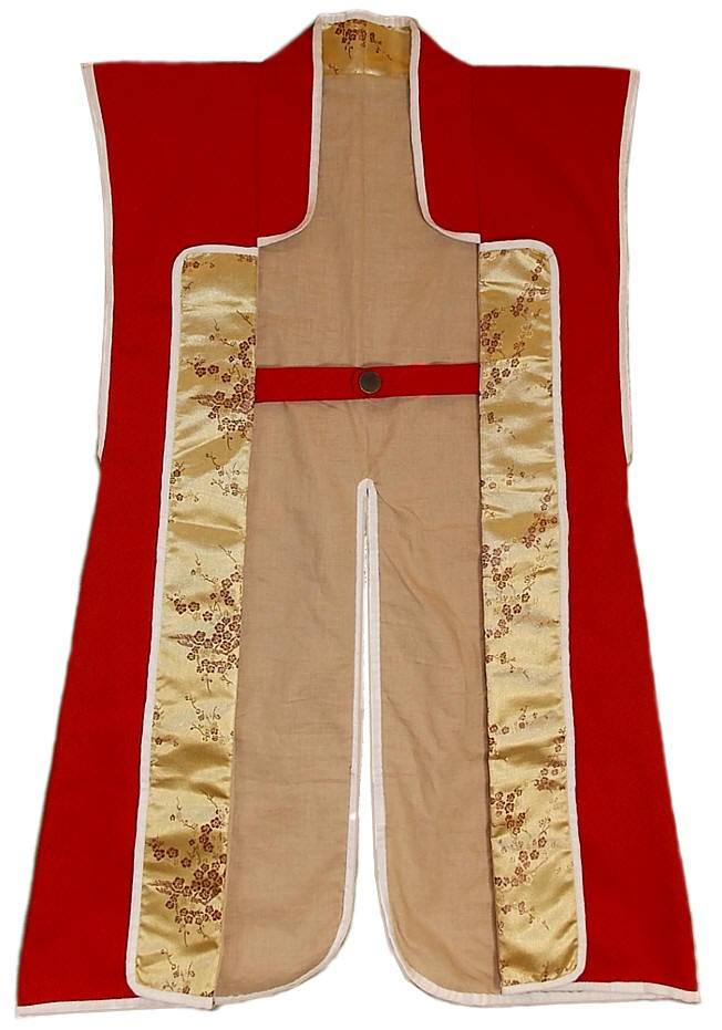 одежда самурая: куртка дзимбаори с фамильным самурайским гербом