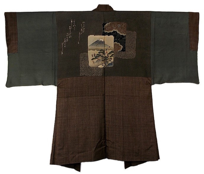 японская традиционная одежда: мужское шелковое хаори, 1920-е гг.