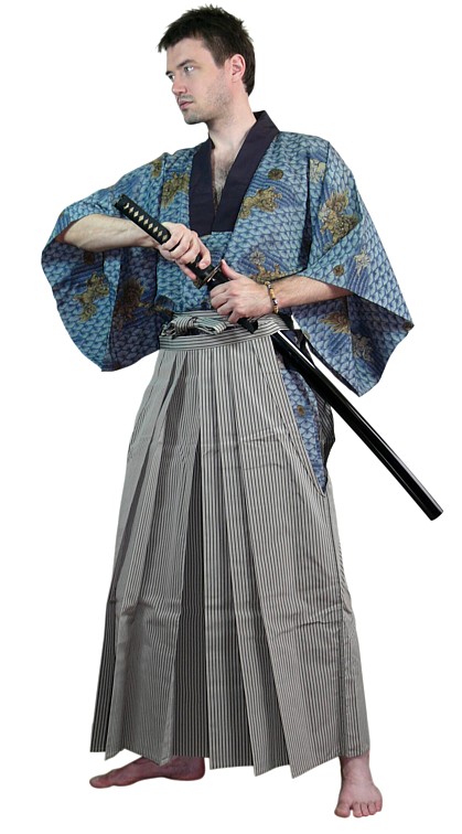 традиционная японская одежда: хакама и кимоно