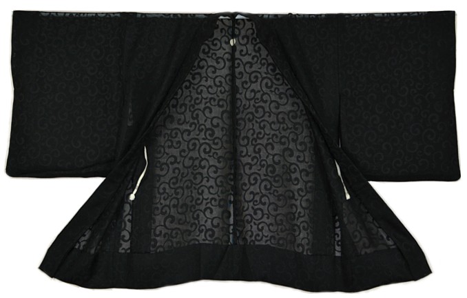 японская традиционная одежда - шелковое хаори/ распашной жакет