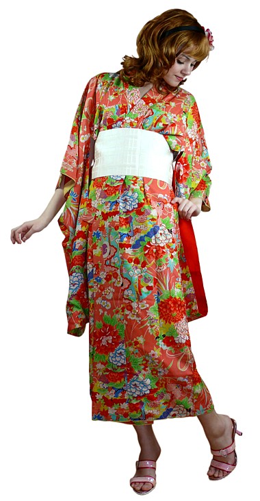 старинное японское кимоно