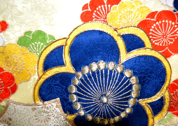 японское кимоно: рисунок ткани