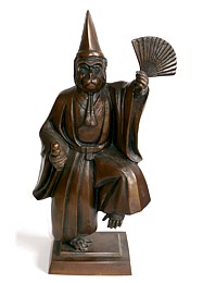 японская антикварная бронзовая статуэтка Царь Обезьян, 1880-е гг.