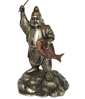 металлическая статуэтка одного из Богов Удачи, 1920-е гг.