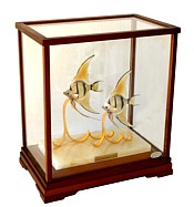 японскoe искусство: серебряная интерьерная композиция Рыбки
