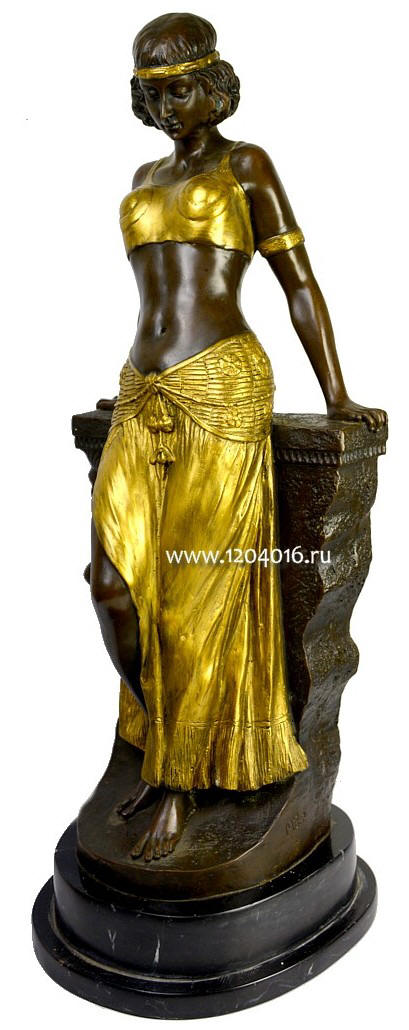бронзовая скульптура ар-деко Танцовщица, Европа, ХХ в.
