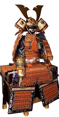 доспехи самурая, уменьшенная интерьерная копия